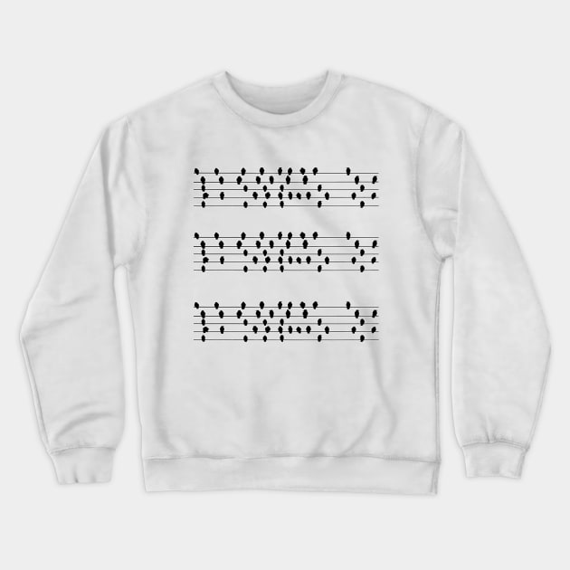 Line Bird Crewneck Sweatshirt by SOgratefullART